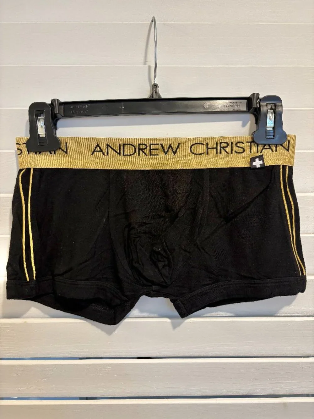 Andrew Christian Trunk - Black/Gold